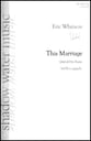 This Marriage SATB choral sheet music cover